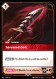 Serrated Dirk