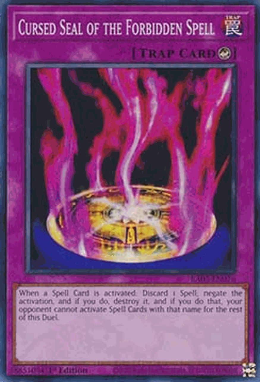 Cursed Seal of the Forbidden Spell (V.1 - Super Rare)