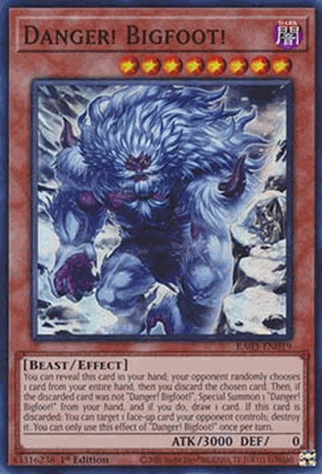 Danger! Bigfoot! (V.2 - Super Rare)