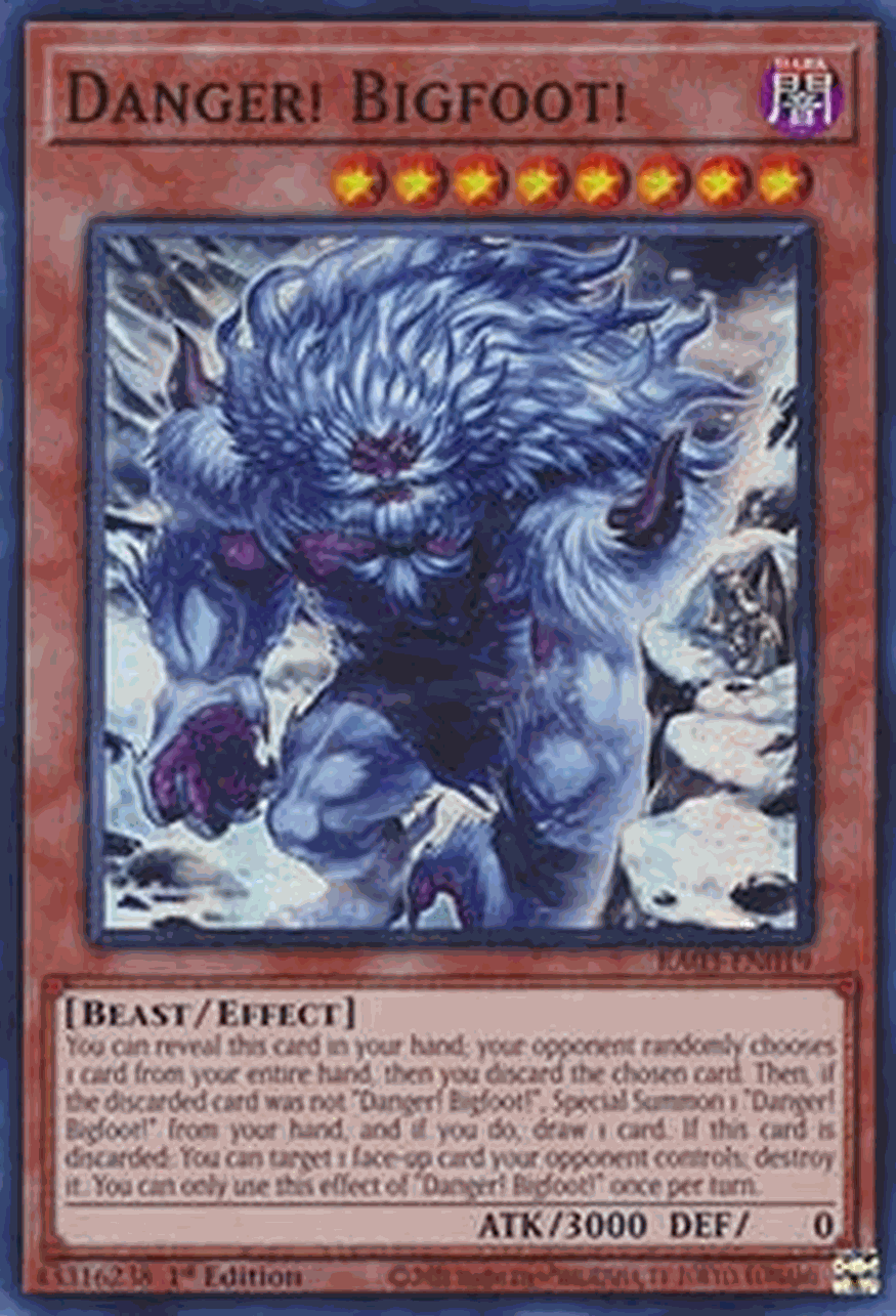 Danger! Bigfoot! (V.2 - Super Rare)