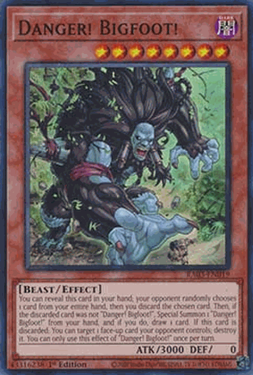 Danger! Bigfoot! (V.1 - Super Rare)