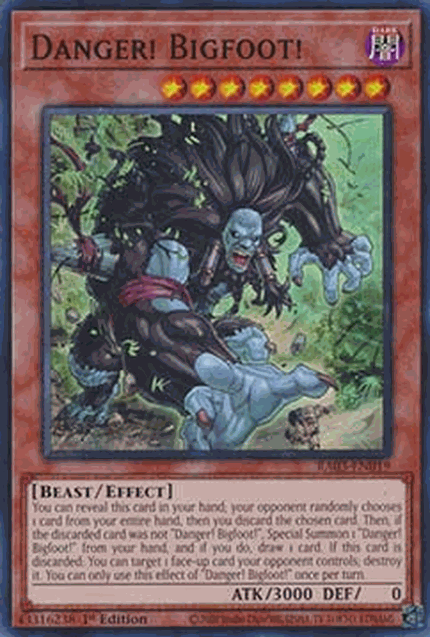 Danger! Bigfoot! (V.1 - Super Rare)