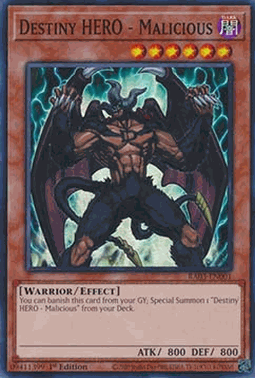 Destiny HERO - Malicious (V.1 - Super Rare)