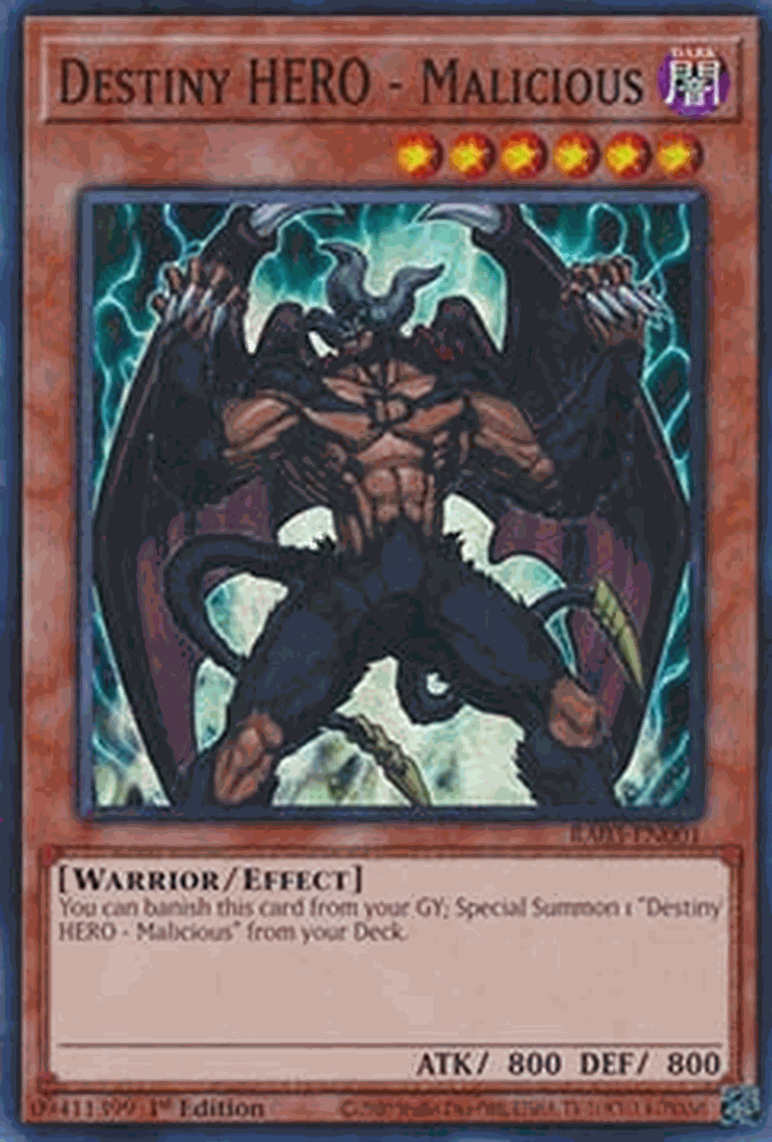 Destiny HERO - Malicious (V.1 - Super Rare)