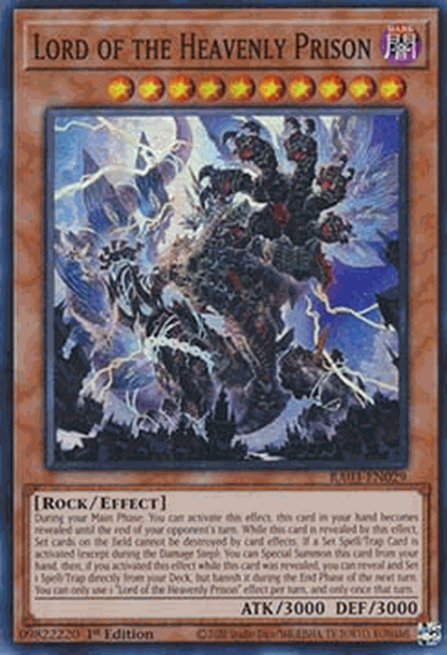 Lord of the Heavenly Prison (V.1 - Super Rare)