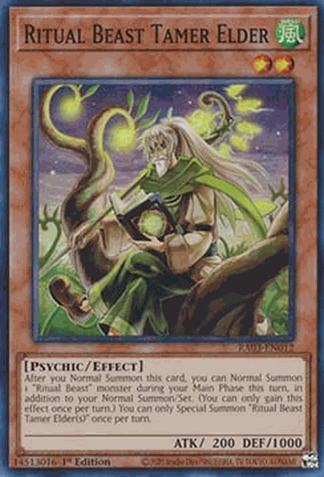 Ritual Beast Tamer Elder (V.1 - Super Rare)