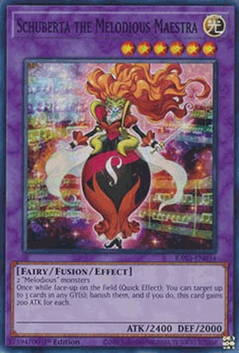 Schuberta the Melodious Maestra (V.1 - Super Rare)