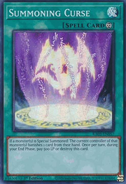 Summoning Curse (V.1 - Super Rare)