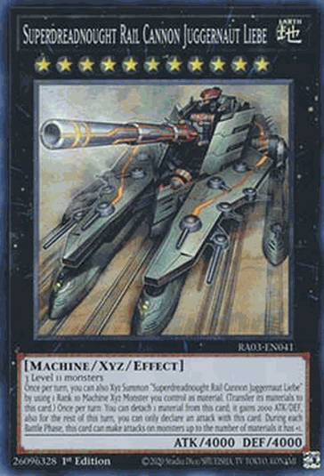 Superdreadnought Rail Cannon Juggernaut Liebe (V.1 - Super Rare)