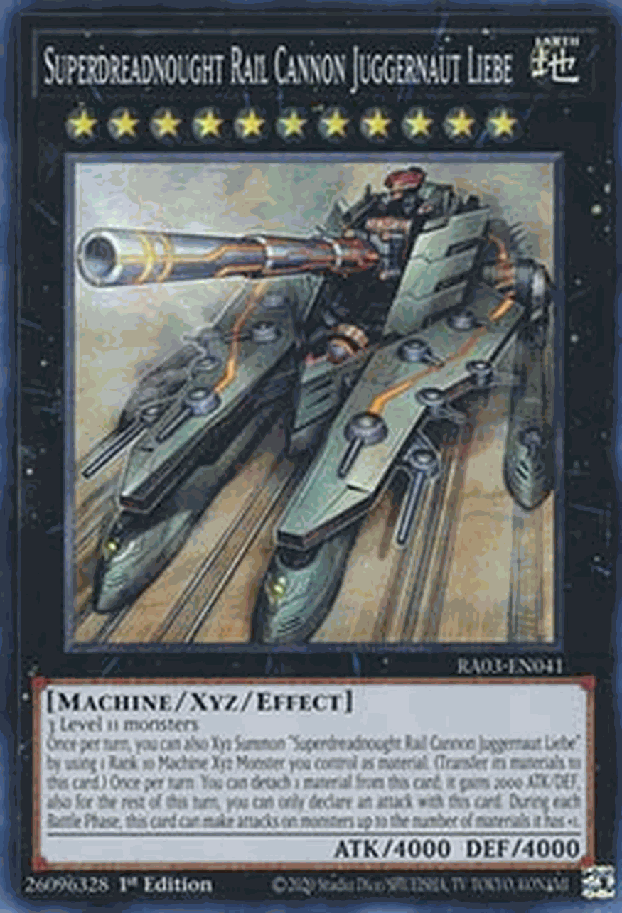Superdreadnought Rail Cannon Juggernaut Liebe (V.1 - Super Rare)