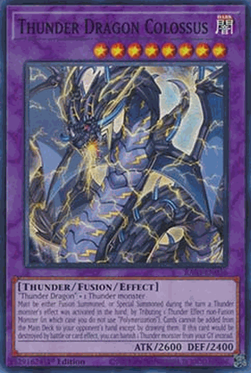 Thunder Dragon Colossus (V.1 - Super Rare)