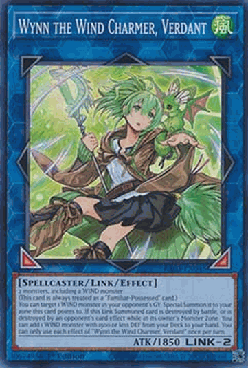 Wynn the Wind Charmer, Verdant (V.1 - Super Rare)