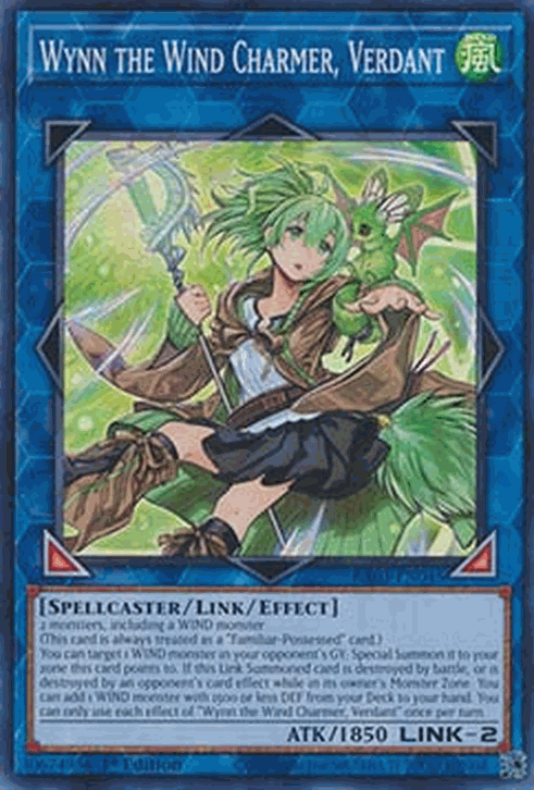 Wynn the Wind Charmer, Verdant (V.1 - Super Rare)