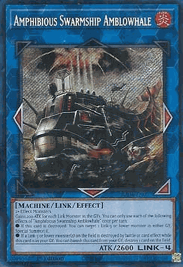 Amphibious Swarmship Amblowhale (V.3 - Secret Rare)