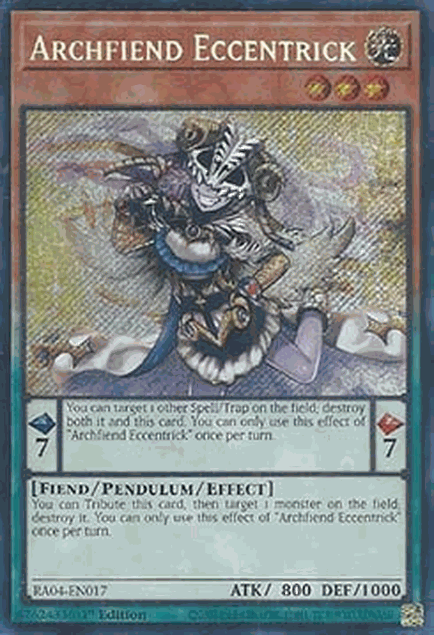 Archfiend Eccentrick (V.3 - Secret Rare)