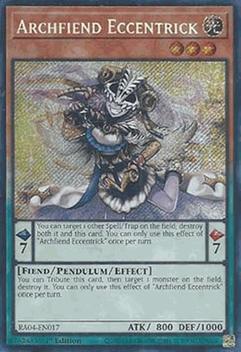 Archfiend Eccentrick (V.3 - Secret Rare)