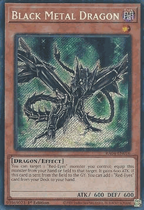 Black Metal Dragon (V.3 - Secret Rare)