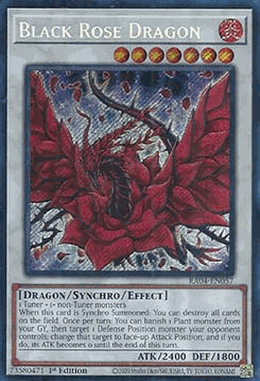 Black Rose Dragon (V.3 - Secret Rare)