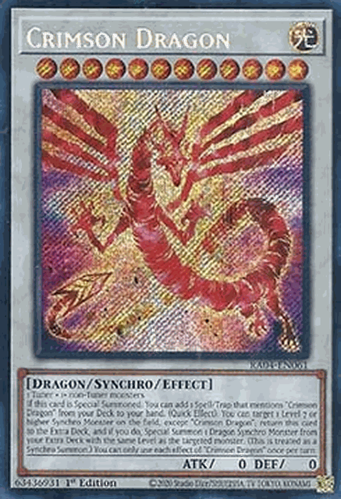 Crimson Dragon (V.3 - Secret Rare)