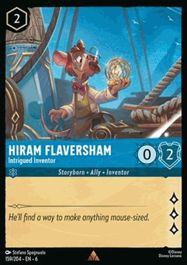 Hiram Flaversham - Intrigued Inventor