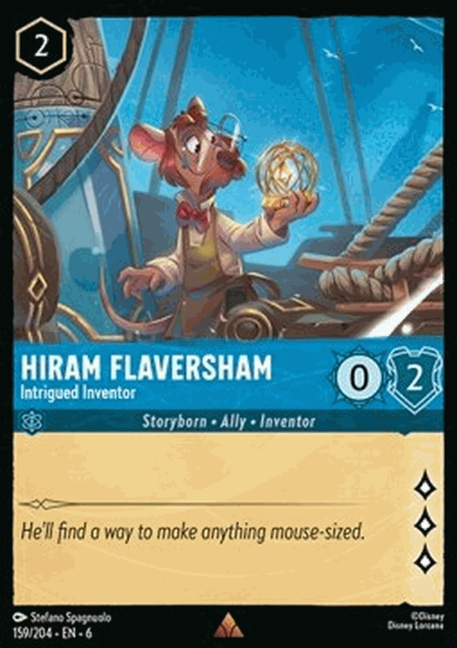 Hiram Flaversham - Intrigued Inventor