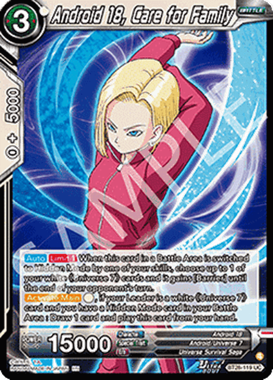 Android 18, Care for Family