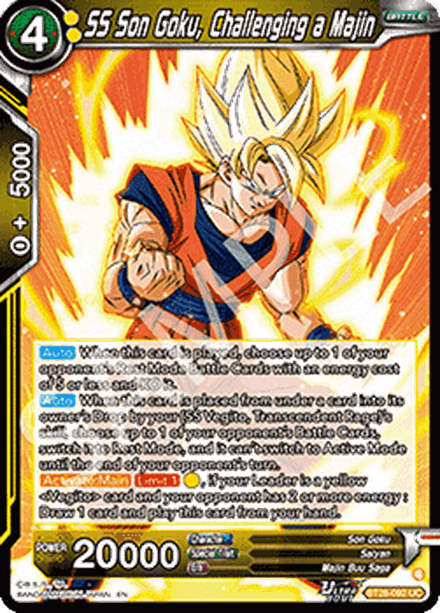 SS Son Goku, Challenging a Majin