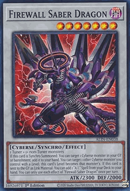 Firewall Saber Dragon