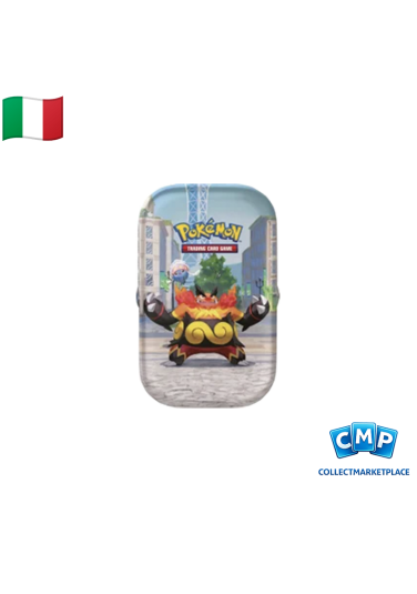 Pokémon  Mini Tin da Collezione Luminopoli Emboar IT