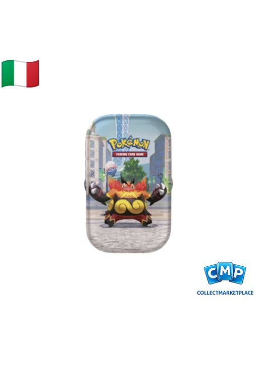 Pokémon  Mini Tin da Collezione Luminopoli Emboar IT