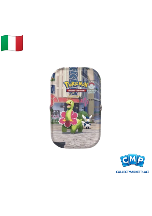 Pokémon  Mini Tin da Collezione Luminopoli Meganium IT