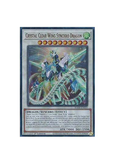 Crystal Clear Wing Synchro Dragon (V.2 - Ultra Rare)