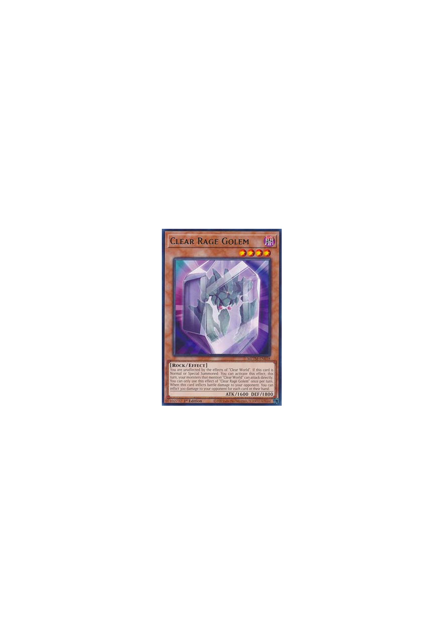 Clear Rage Golem