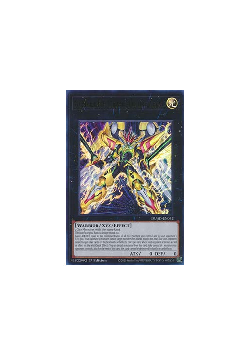 Number F0: Utopic Future Zexal (V.1 - Ultra Rare)