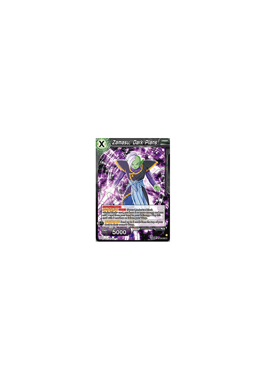 Zamasu, Dark Plans