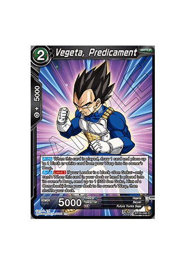 Vegeta, Predicament