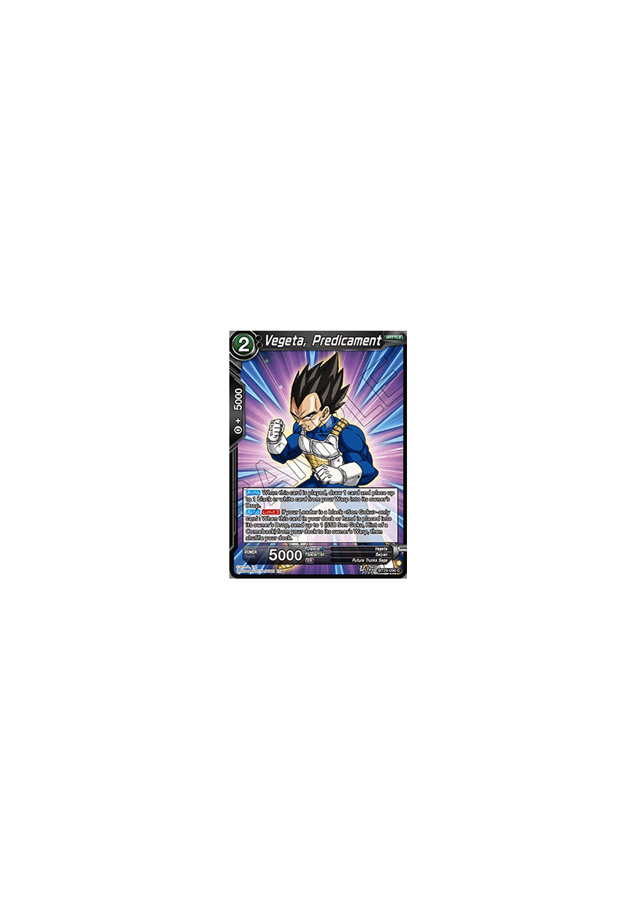 Vegeta, Predicament
