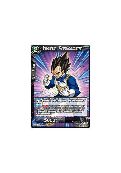 Vegeta, Predicament