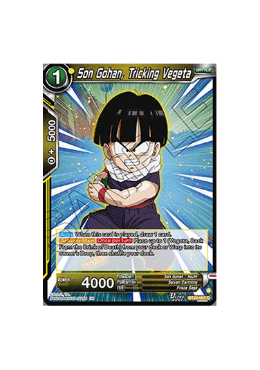 Son Gohan, Tricking Vegeta
