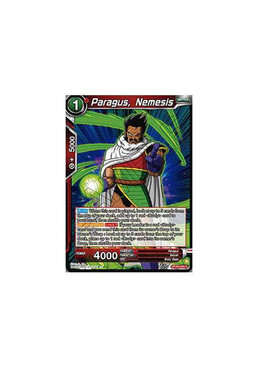 Paragus, Nemesis