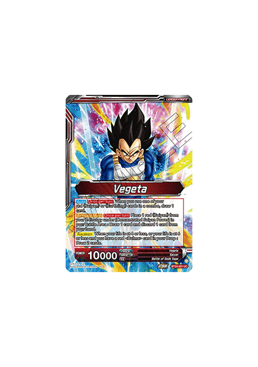 Vegeta // Vegeta, Awakened Feelings (V.1 - Uncommon)