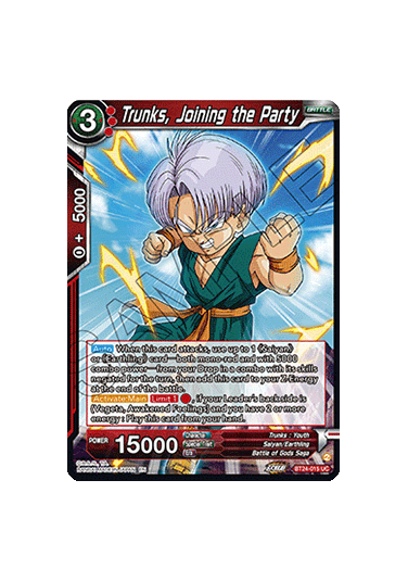 Trunks, Joining the Party (V.1 - Uncommon)