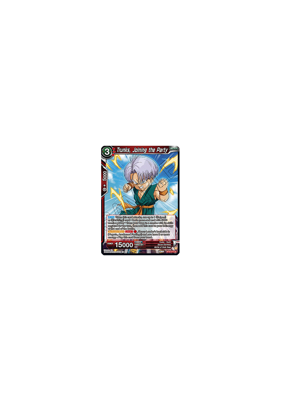 Trunks, Joining the Party (V.1 - Uncommon)