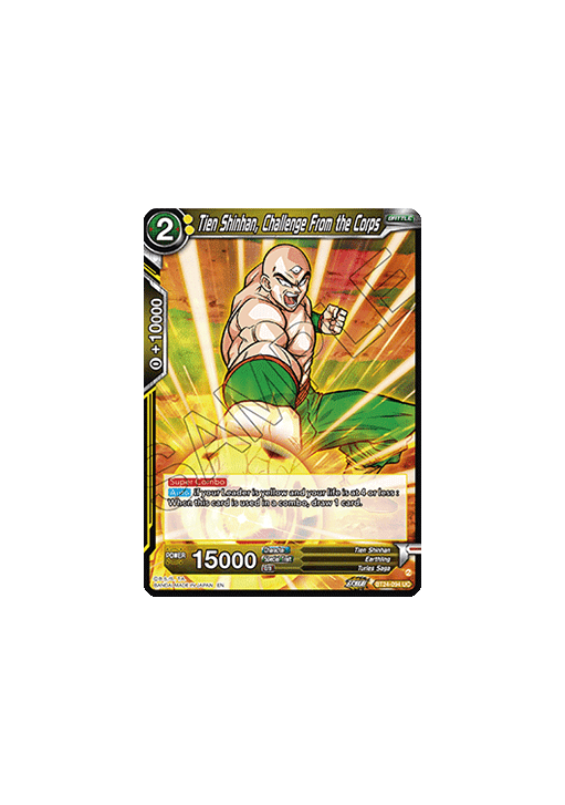 Tien Shinhan, Challenge From the Corps