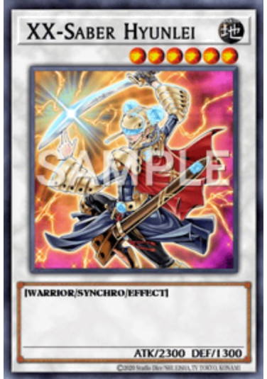 XX-Saber Hyunlei (V.2 - Secret Rare)