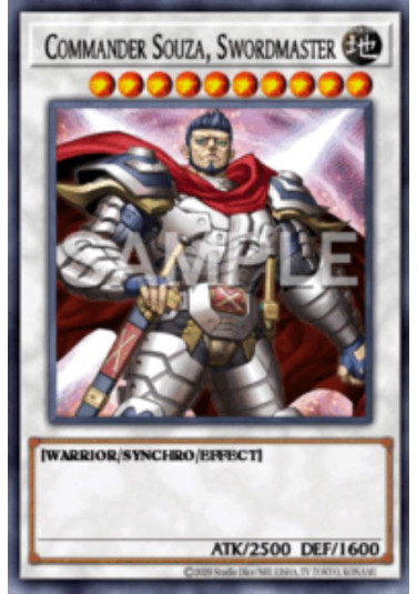 Commander Souza, Swordmaster (V.3 - Starlight Rare)