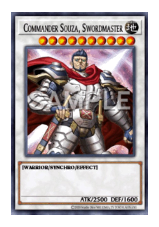 Commander Souza, Swordmaster (V.3 - Starlight Rare)