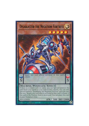 Disablaster the Negation Fortress (V.1 - Ultra Rare)