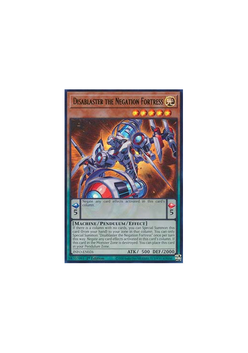 Disablaster the Negation Fortress (V.1 - Ultra Rare)