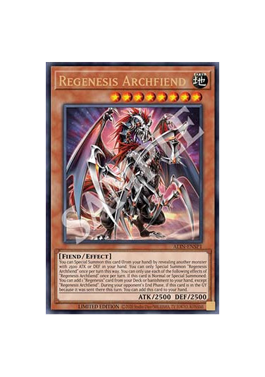 Regenesis Archfiend (V.2 - Ultra Rare)